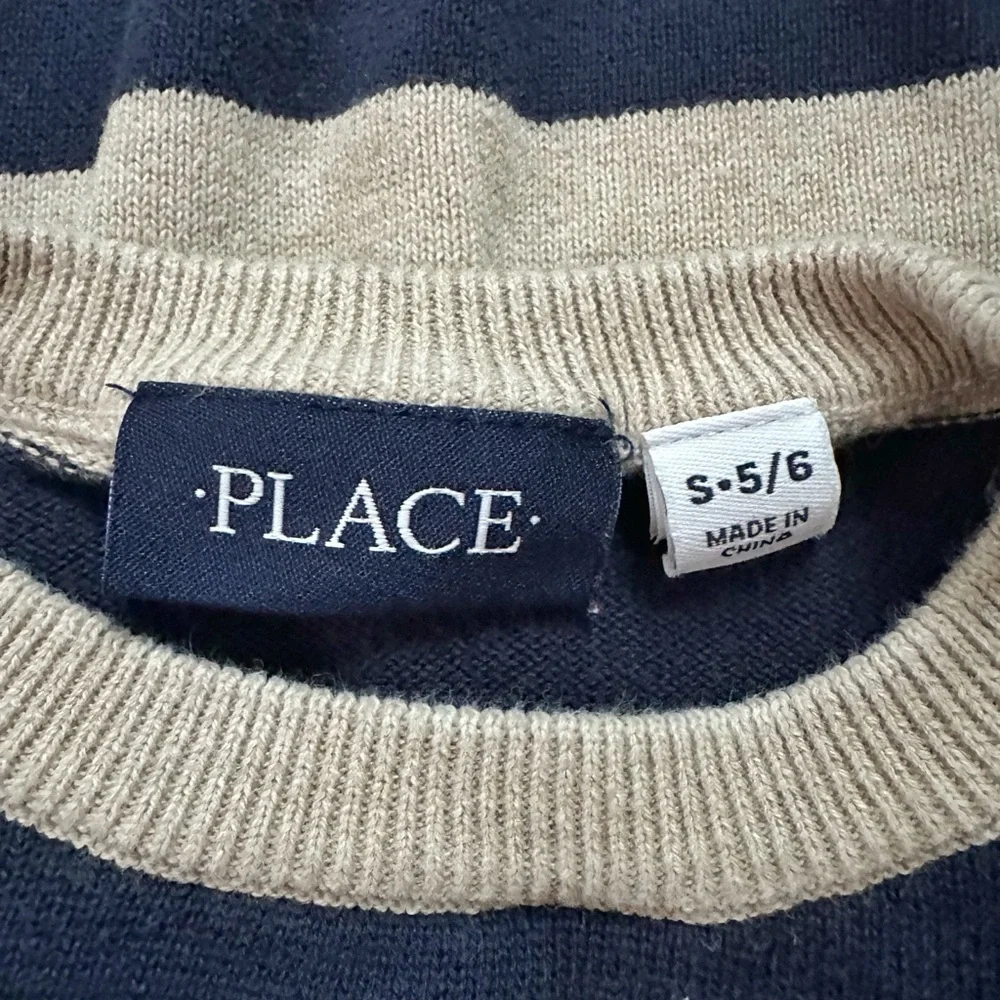 The Children’s Place | Wide Stripe Pull Over Crewneck Sweater (5-6 yrs)